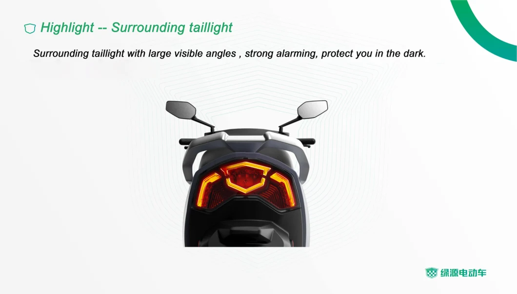 Promotion High Speed 12" 2000W Electirc Motorcycle with EEC