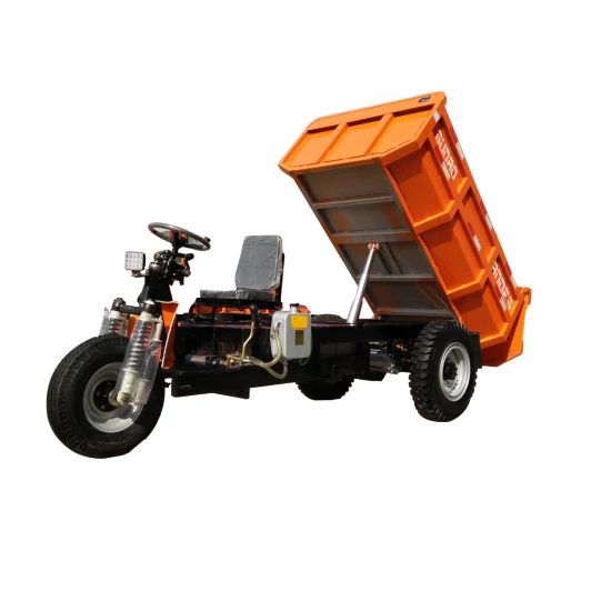 Dreirädriges elektrisches Dreirad für den Untertagebergbau/Dumper-Bergbau/2-Tonnen-Diesel-Dreirad-Motorrad/Bau-Mini-Dumper/Dreirad-Landwirtschaft